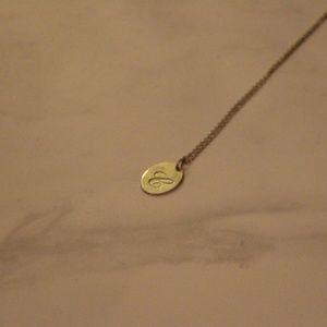 C initial necklace